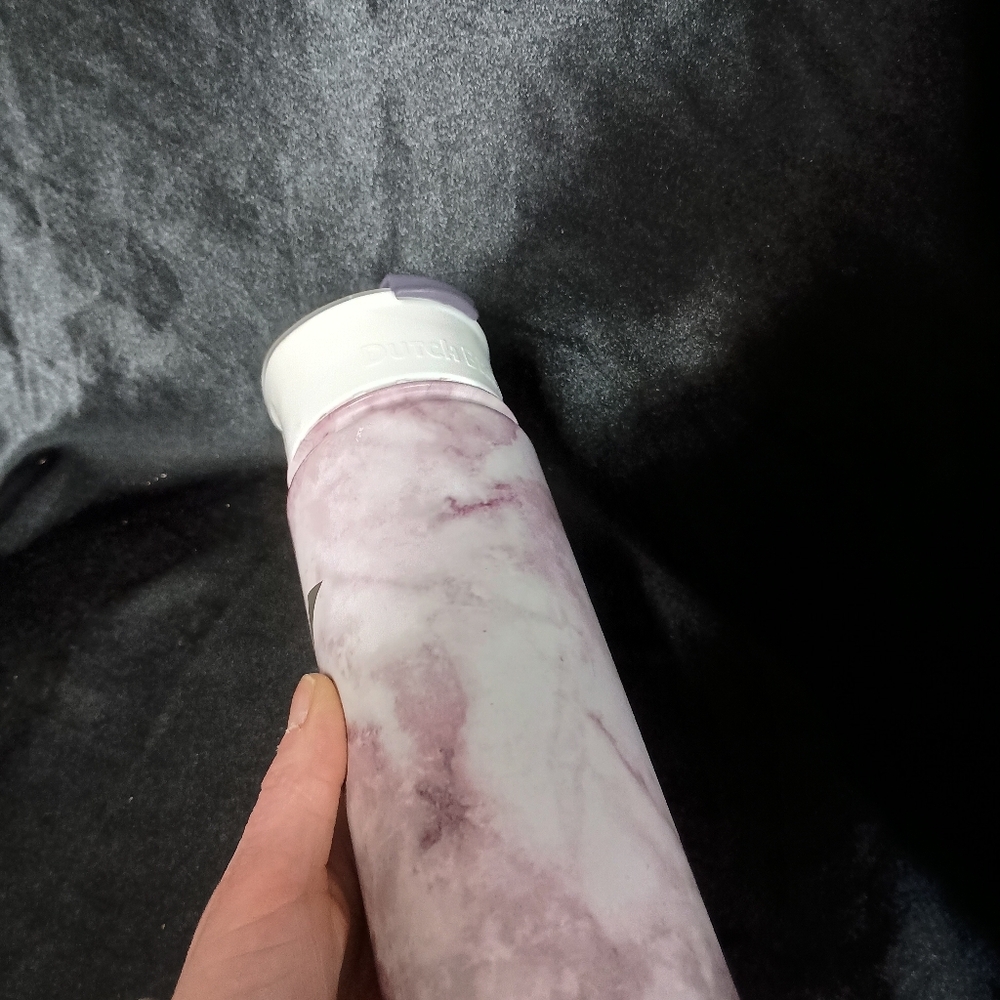 White and Purple Bath & Body Bottle with Windmill Design - Picture 8 of 16